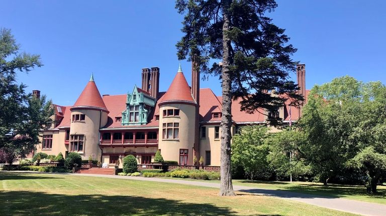 Coindre Hall, a mansion modeled after a classic French chateau in...