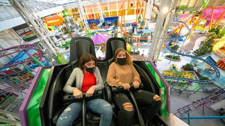 American Dream mall: A look inside Nickelodeon Universe theme park, ice  skating rink on opening day 