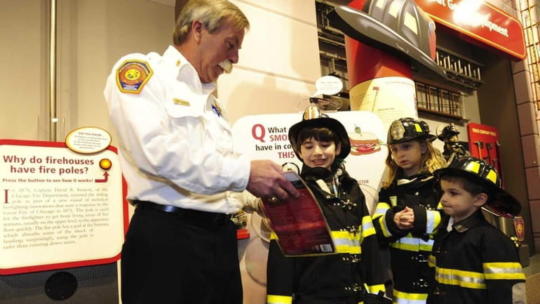 At the Nassau County Firefighters Museum and Education center, Chief...