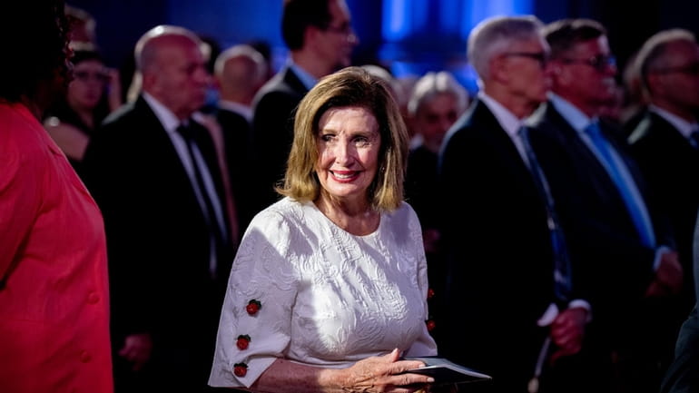 Former Speaker Nancy Pelosi, seen Tuesday in Washington, said the...