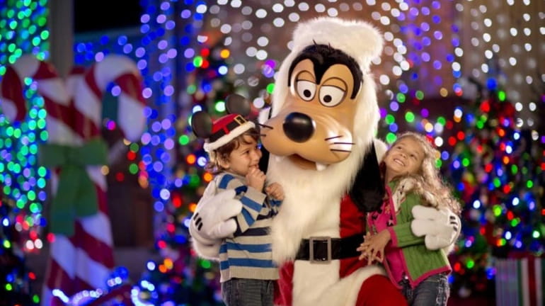 Santa Goofy joins the fun during Disney's Hollywood Studios' Osborne...