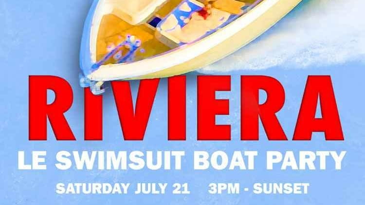 Riviera Le Swimsuit Beach and Boat Party at Navy Beach.