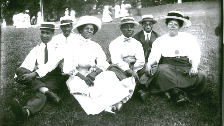 An African American family, including Lloyd Mason, in Sugarland, Maryland,...