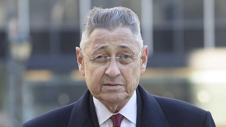 Former New York State Assembly Speaker Sheldon Silver arrives at...