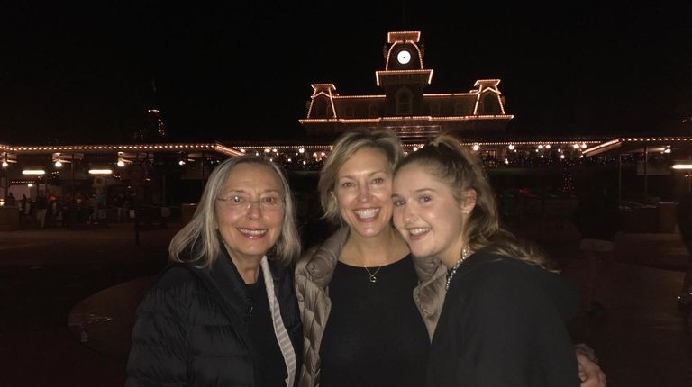 Pam Davis, center, with her mother and daughter.