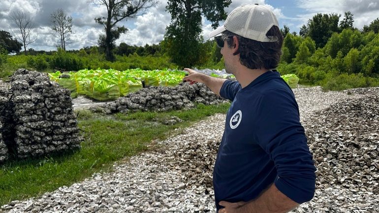 Michael Boris, with the Coalition to Restore Coastal Louisiana (CRCL),...