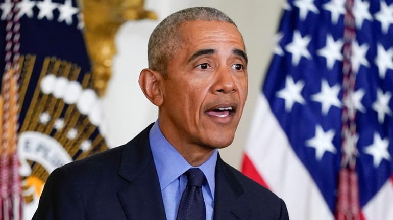 Former President Barack Obama in April.