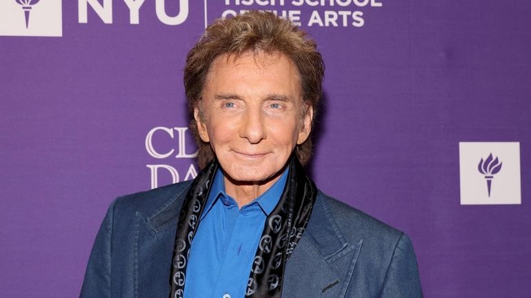 Barry Manilow attends the Clive Davis Gallery Ribbon Cutting at...