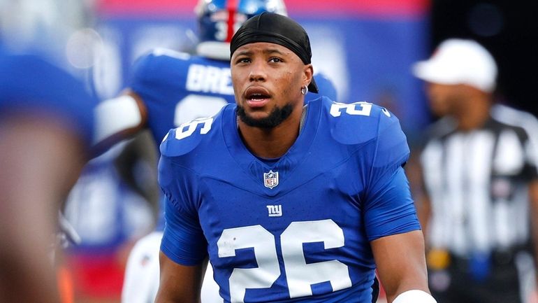 Giants Saquon Barkley 'excited' for Cowboys opener