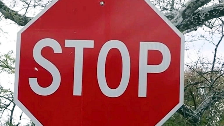 A stop sign led a reader to a Nassau County...
