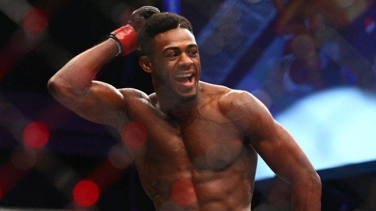 Bantamweight Aljamain Sterling of Uniondale defeated Johnny Eduardo by guillotine...