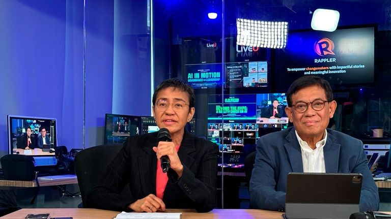 Maria Ressa, 2021 Nobel peace prize co-winner and founder of...