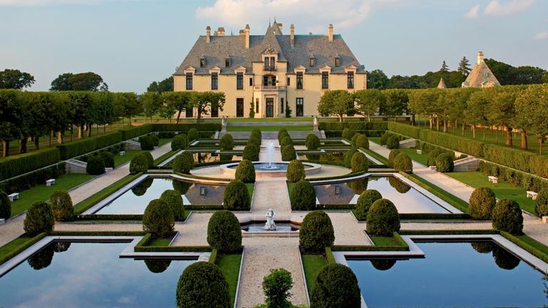 A view of Oheka Castle in Huntington, a historic Gold Coast...