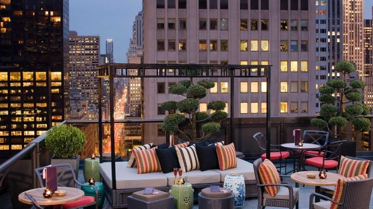 The Salon de Ning, a rooftop bar at the Peninsula...