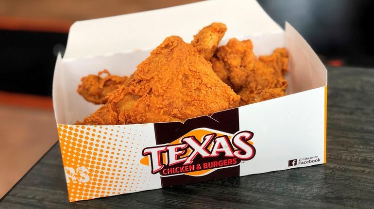 Fried chicken comes in regular and spicy styles at Texas...