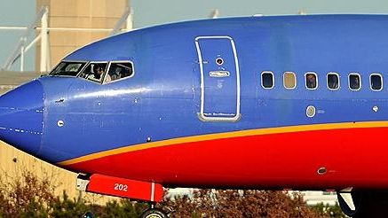 Southwest jet at Islip