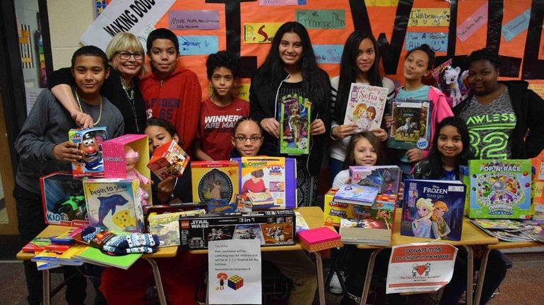 In Freeport, J.W. Dodd Middle School's Peer Medication Club collected...