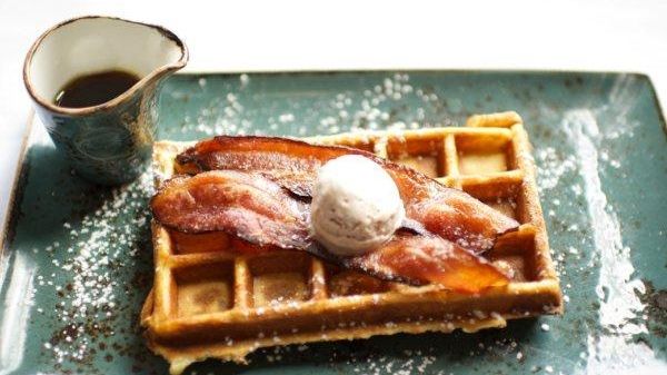 bacon waffles from Preserve24