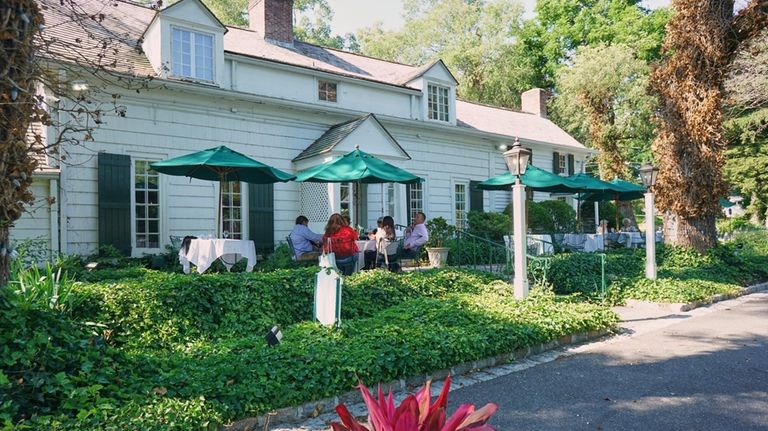 Patio dining area at Mirabelle Restaurant and Tavern at the...