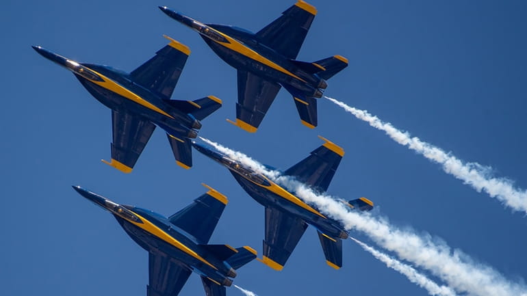 The United States Navy Blue Angels, which headlined the first...