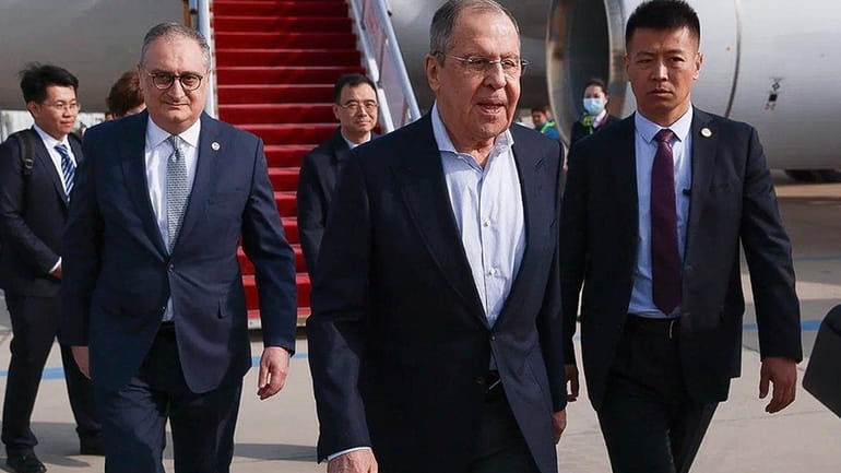 Russia Foreign Minister Sergey Lavrov visits Beijing to emphasize ties ...