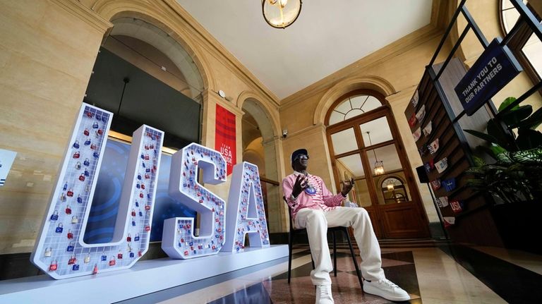 Flavor Flav attends an interview with The Associated Press at...