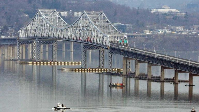 The Tappan Zee Bridge seen from Nyack. (Feb. 17, 2012)