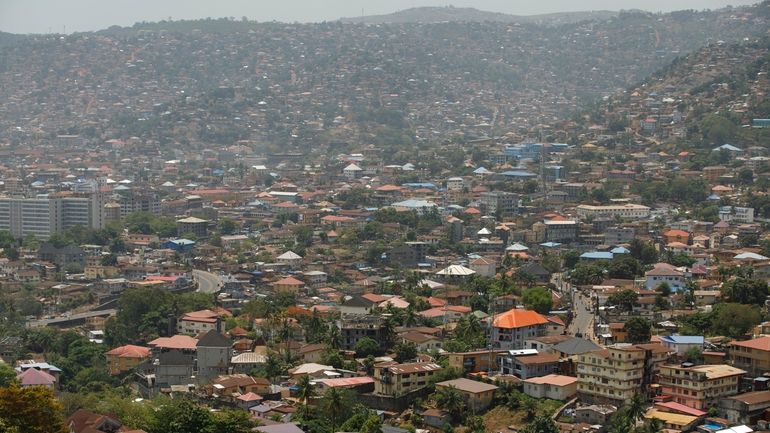 View of Freetown, Sierra Leone, April 28, 2024. A Sierra...