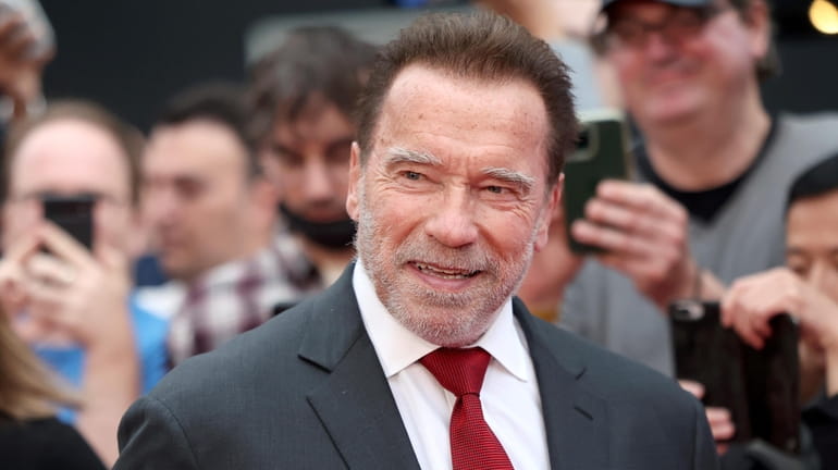 Arnold Schwarzenegger says his positive attitude and a strong support...