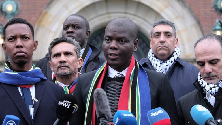 South Africa's Minister of Justice and Correctional Services Ronald Lamola,...