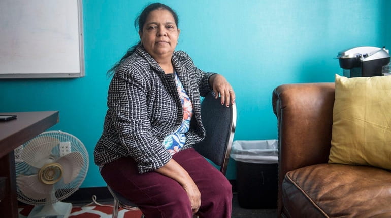 María Ulloa Funes, an immigrant from Honduras who lives in...