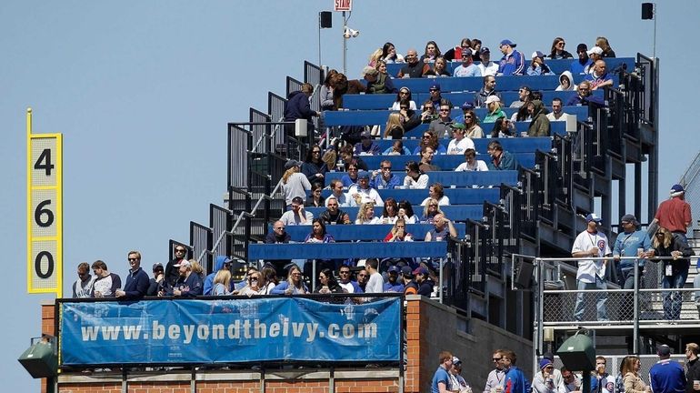 Wrigley Field's Budweiser Bleachers set to make their season debut