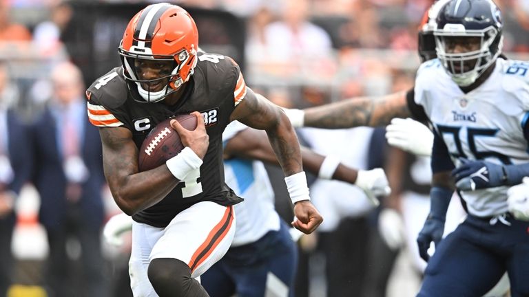 Browns QB Deshaun Watson is questionable to play against the Ravens amid  shoulder soreness - The San Diego Union-Tribune