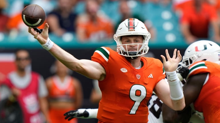 No. 20 Miami tries to remain unbeaten against Temple team led by Kurt  Warner's son at QB - Newsday