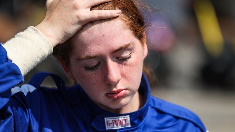 Madison Tomaszewski at Riverhead Raceway on July 27.