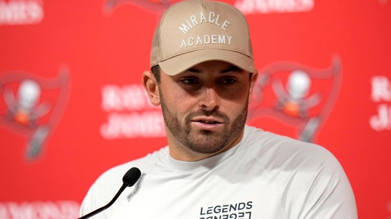 QB Baker Mayfield Agrees to Terms with Tampa Bay Buccaneers in 2023 Free  Agency per GM Jason Licht