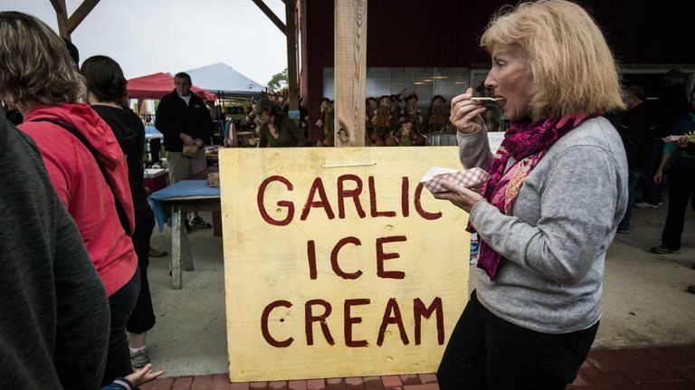 Garlic can be in practically anything — including ice cream...