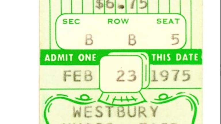 A ticket stub from the Bruce Springsteen & the E...