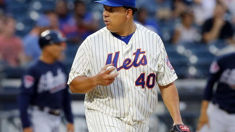Bartolo Colon struggles early, Mets denied four-game sweep of Braves -  Newsday