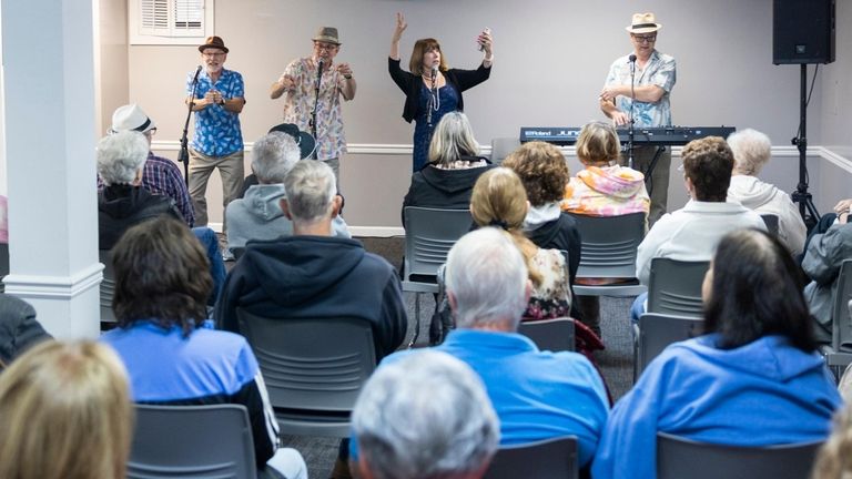 The Retirement Village People — from left, Les Degen, Steven...