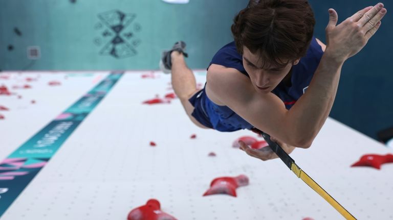 Sam Watson of the United States competes in the men's...