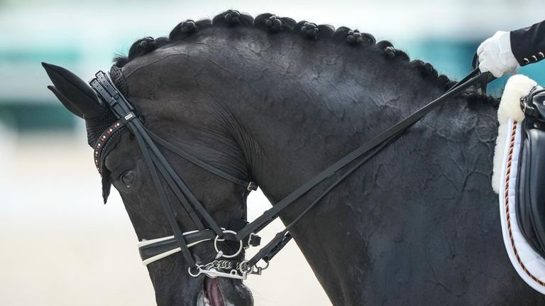 Germany's Isabell Werth, riding Wendy,during the Equestrian Dressage competition, at...