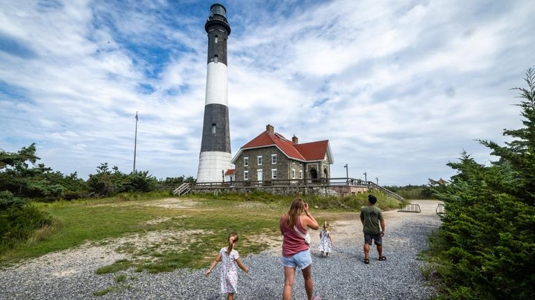 The Fire Island Lighthouse and museum.