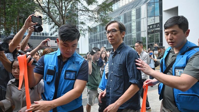 Chung Pui-kuen, the former chief editor of Hong Kong's now-shuttered...