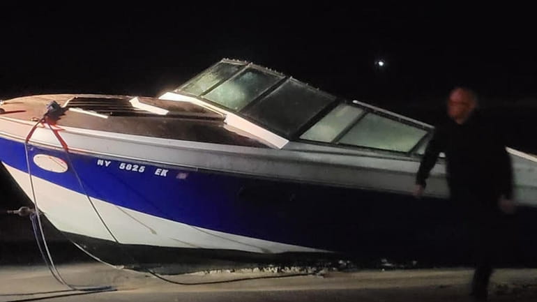 The U.S. Coast Guard released this photo of the boat that...
