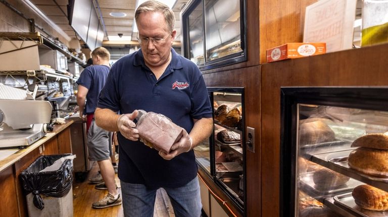 John Kramer, owner of Jessen's Delicatessen in West Babylon, on...