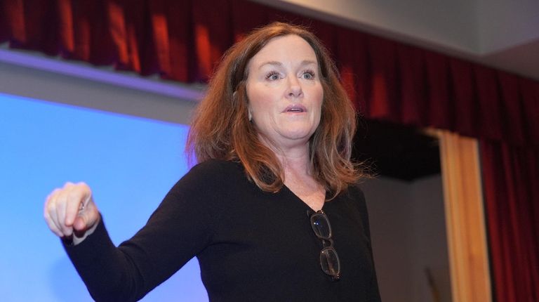 Rep. Kathleen Rice (D-Garden City) holds a town hall in...