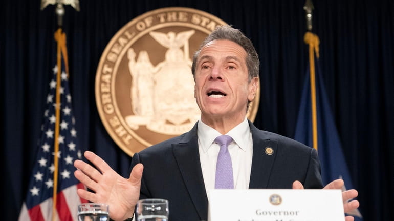 Gov. Andrew M. Cuomo at a news conference last month.
