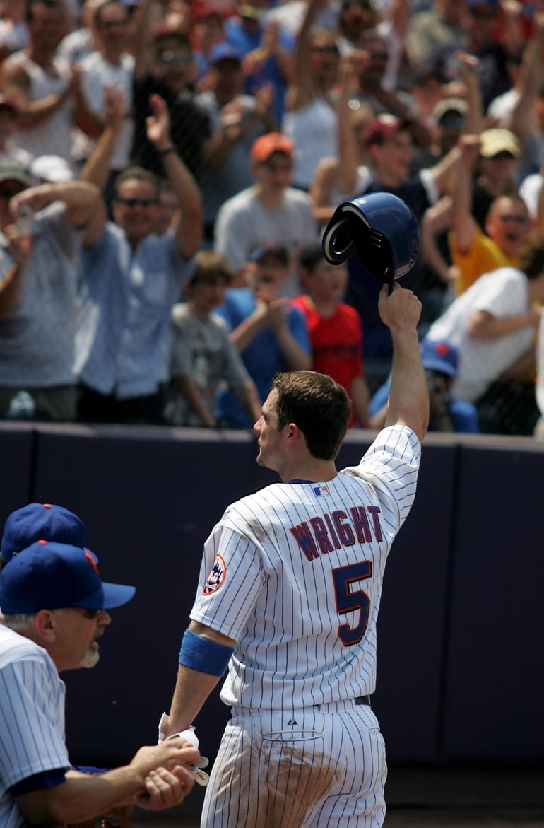 David Wright - 2006 Celebrates NL East Title Sports Photo - Item #  VARPFSAAHJ104