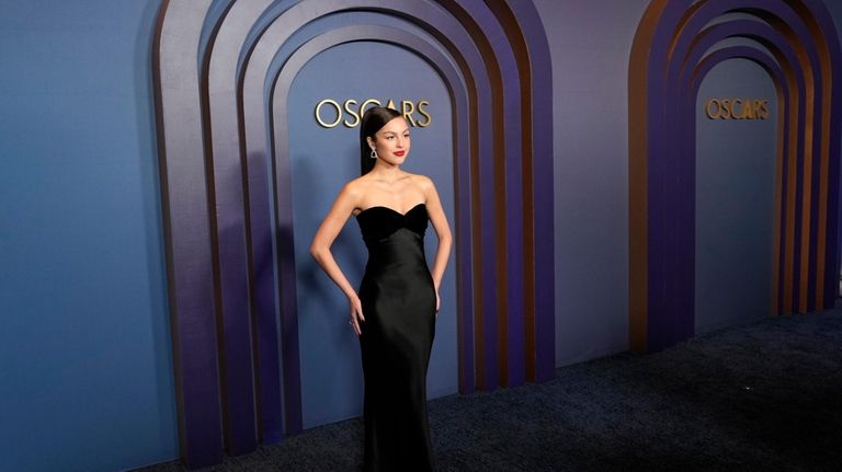 Olivia Rodrigo arrives at the Governors Awards on Tuesday, Jan....